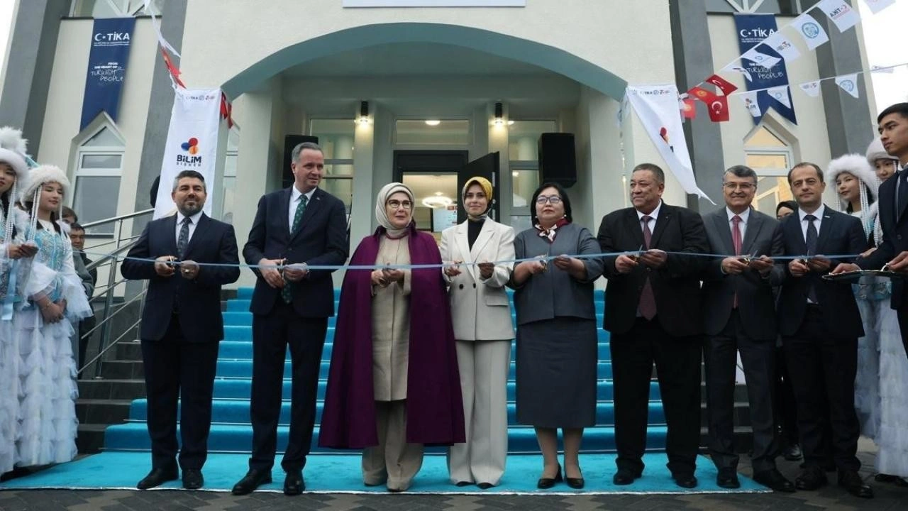 Emine Erdoğan, Bilim Bişkek İnovasyon Merkezi'nin açılışını yaptı