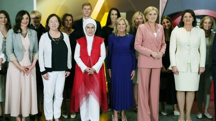 Emine Erdoğan, Jill Biden'ın ev sahipliğindeki resepsiyona katıldı