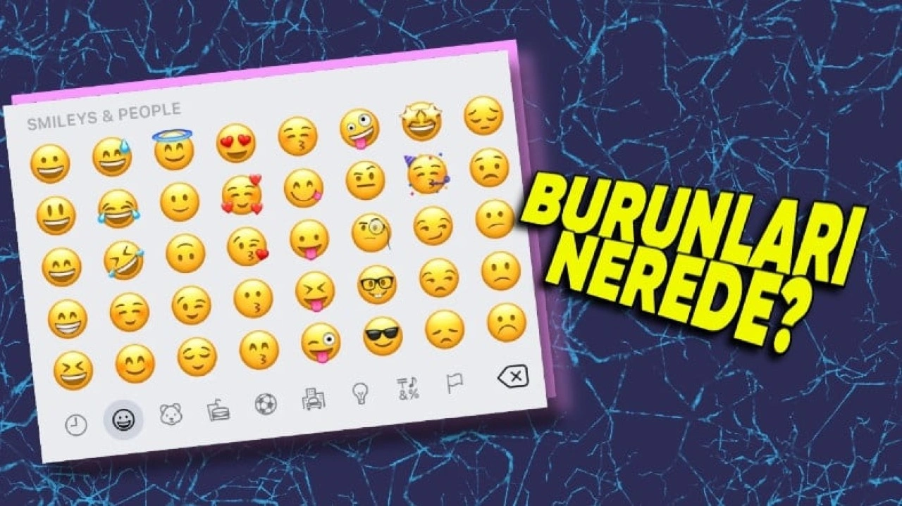 Emojilerin Neden Burnu Yok?