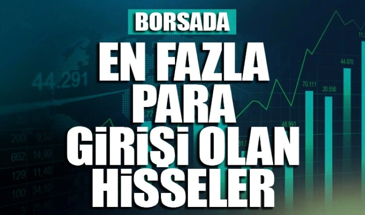 En fazla para girişi olan hisseler 16/10/2023