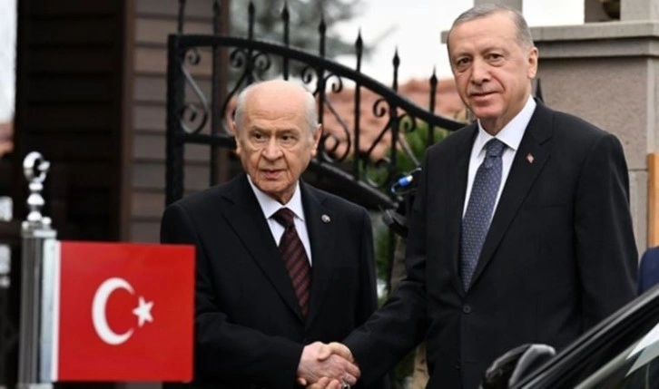 Erdoğan, MHP Genel Başkanı Bahçeli ile bir araya geldi