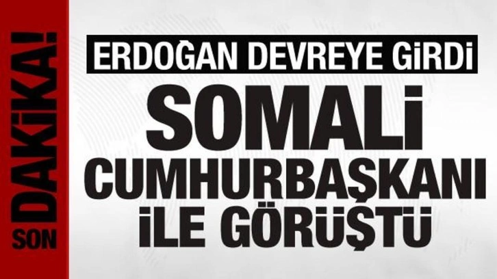 Erdoğan, Somalı Cumhurbaşkanı ile görüştü