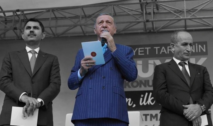 Erdoğan temel atma töreninde konuşurken dikkat çeken bir ses duyuldu: 'Yandık'