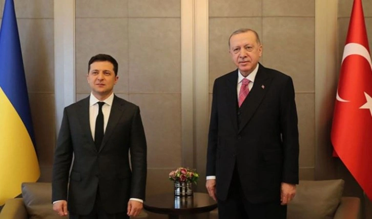 Erdoğan, Ukrayna Devlet Başkanı Zelenskiy ile görüştü