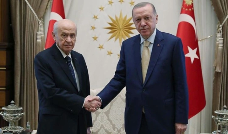 Erdoğan ve Bahçeli görüşmesi başladı