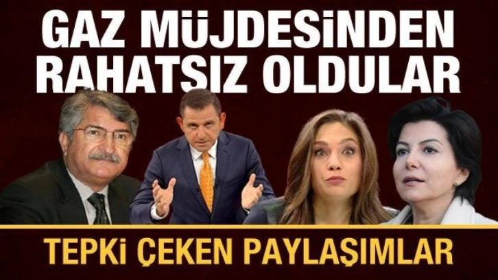 Erdoğan'ın doğal gaz müjdesinden rahatsız oldular