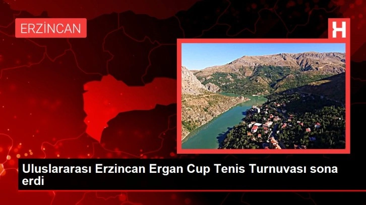 Erzincan haberi | Uluslararası Erzincan Ergan Cup Tenis Turnuvası sona erdi