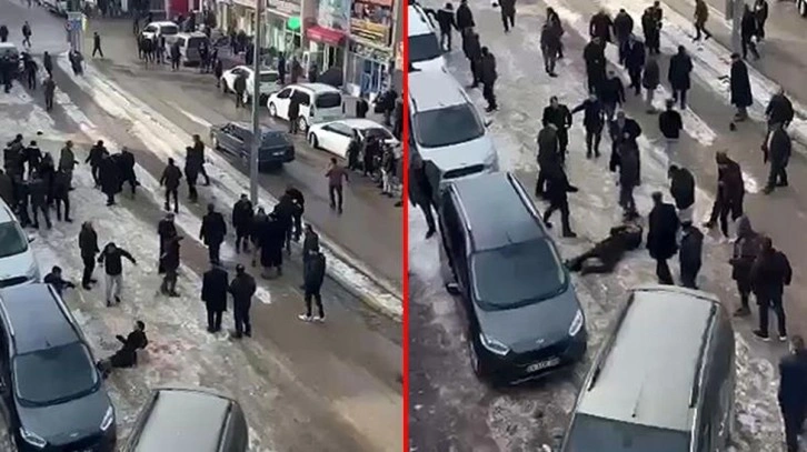 Erzurum'da meydan savaşı gibi kavga: 4 yaralı