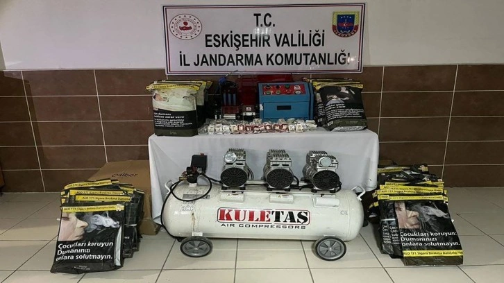 Eskişehir'de kaçak tütün operasyonu! 11 kilogram kaçak tütün ele geçirdi