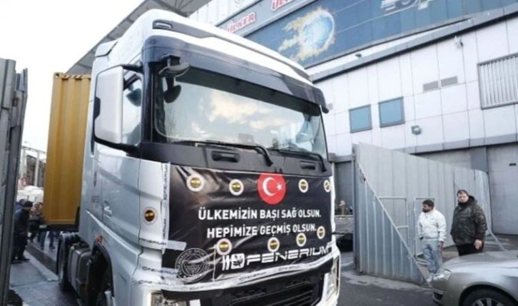 Fenerbahçe'nin 3. tırı yola çıktı