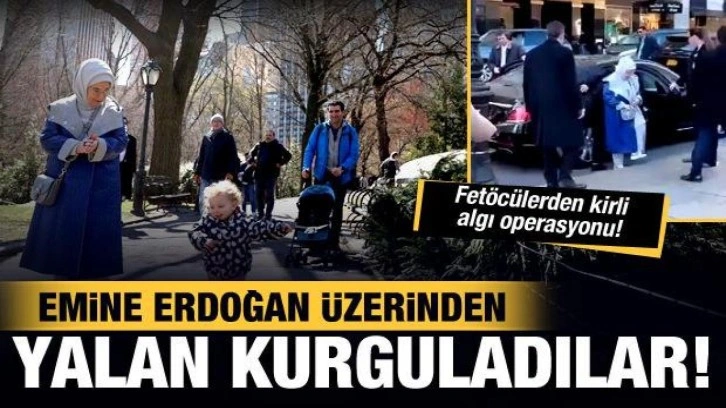 Fetöcülerden kirli algı operasyonu! Emine Erdoğan'ı hedef gösterip yalan kurguladılar!