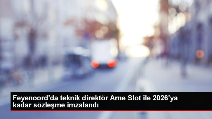 Feyenoord'da teknik direktör Arne Slot ile 2026'ya kadar sözleşme imzalandı