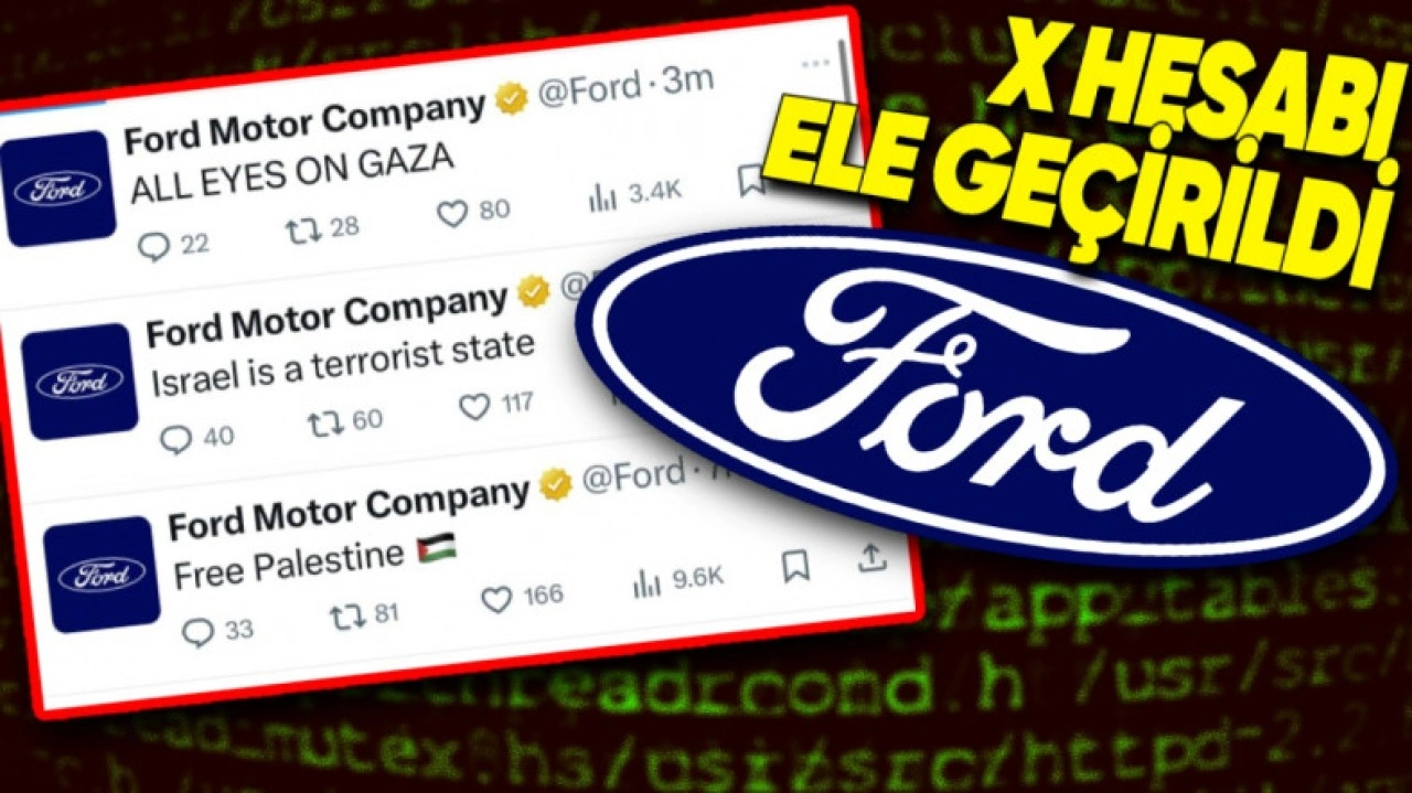 Ford'un X Hesabı Hack'lendi!