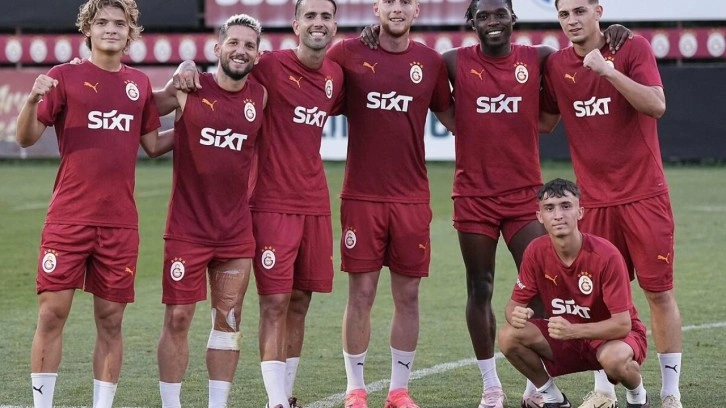 Galatasaray'dan hırslı antrenman!