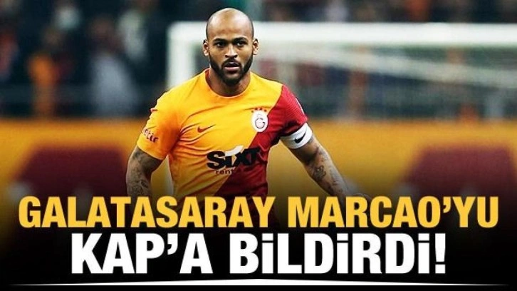 Galatasaray, Marcao'yu KAP'a bildirdi!