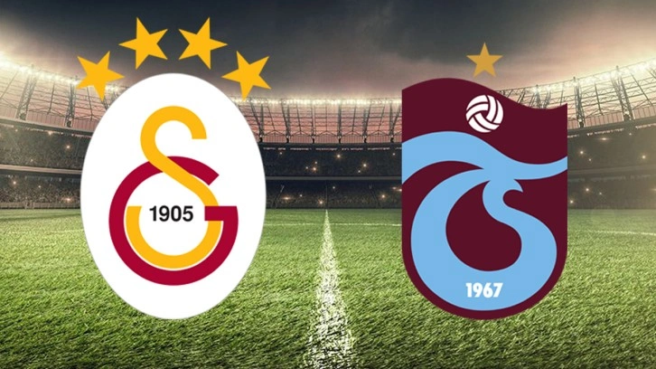 Galatasaray Trabzonspor (CANLI YAYIN) Dev derbide ilk 11'ler belli oldu