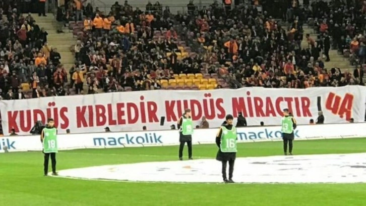 Galatasaray'ın taraftar grubu "ultrAslan"dan Filistin'e destek mesajı