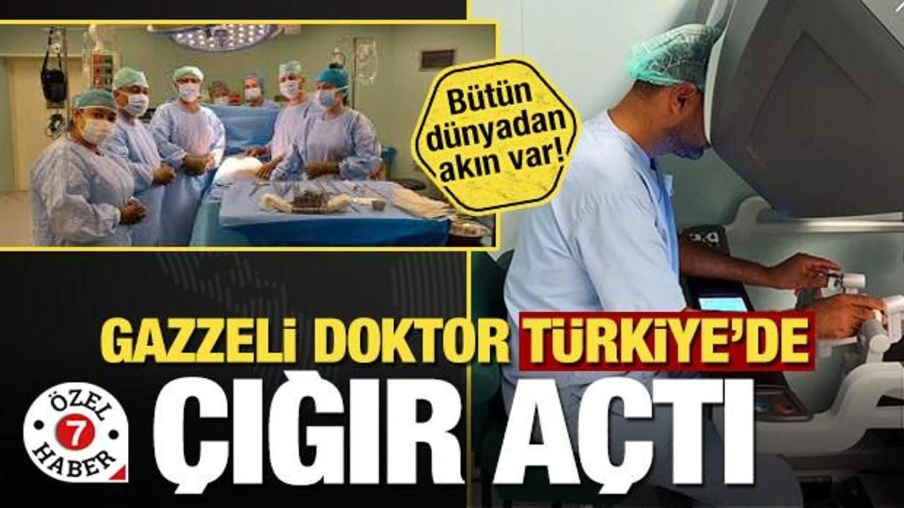 Gazzeli doktor Vafi Atalay Türkiye'de çığır açtı! Bütün dünyadan akın var