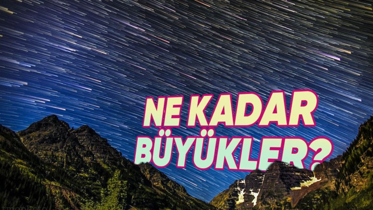 Gece Gökyüzünde Kayan Yıldızların Gerçek Boyutu Ne?