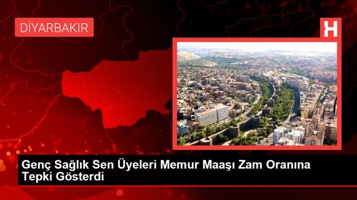 Genç Sağlık Sen Üyeleri Memur Maaşı Zam Oranına Tepki Gösterdi