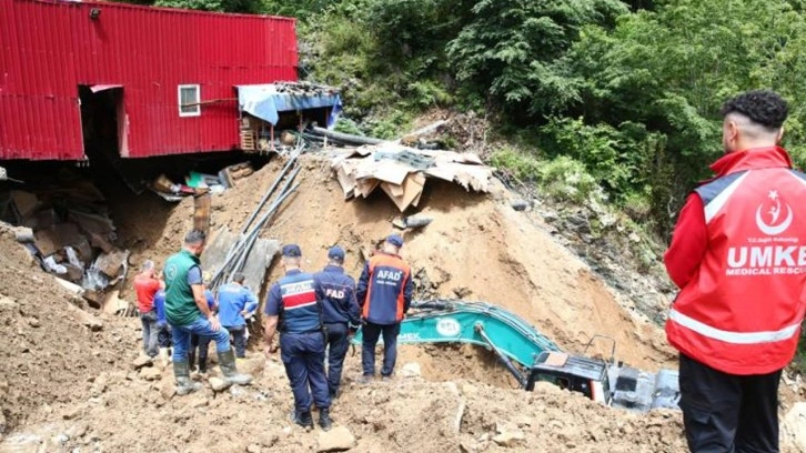 Giresun'da göçükte 1 işçinin öldüğü fabrikanın faaliyetleri durduruldu