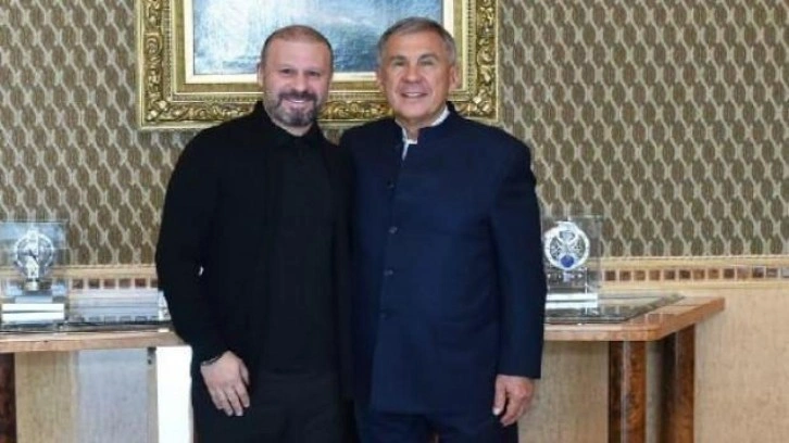 Gökdeniz Karadeniz, Tataristan Lideri Minnikhanov ile görüştü