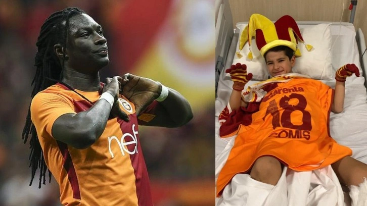 Gomis'ten minik depremzedeye destek mesajı: 