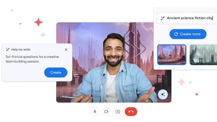 Google Meet, Yapay Zekâ Destekli Arka Plan Oluşturabiliyor - Webtekno