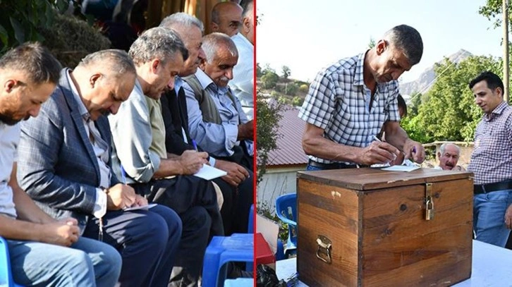 Gören seçim var sanır! Şırnak'ta ilginç takı geleneği