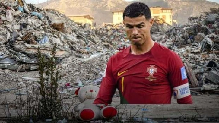 Görüntülerden etkilendi! İşte Ronaldo'nun depremzedeler için yaptığı yardım