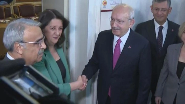 Gözlerin çevrildiği görüşme başladı! Kılıçdaroğlu, HDP heyeti ile bir araya geldi