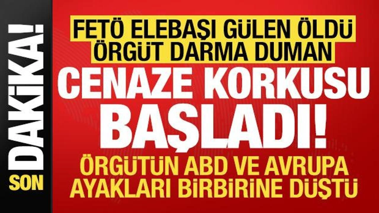 Gülen öldü örgüt birbirine düştü! Cenazeyi kaçırabilir korkusu... Örgüt darma duman!