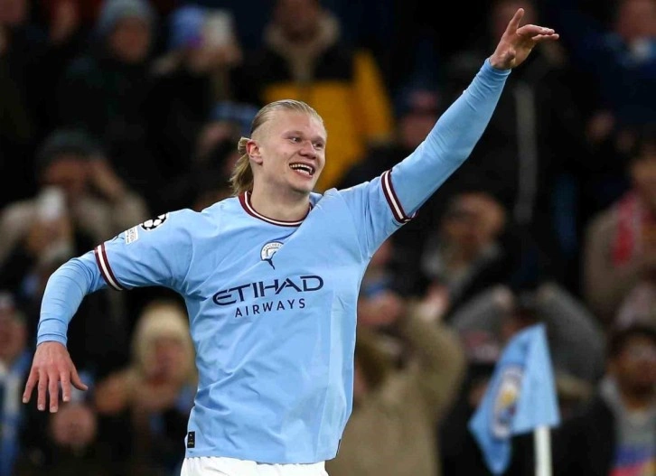 Haaland'dan 5 gol, Manchester City'den tur