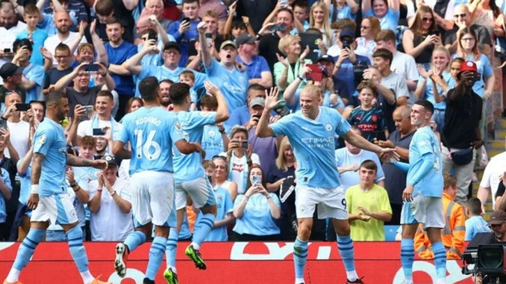 Haaland'ın tarihe geçtiği maçta Manchester City, Fulham'a fark attı