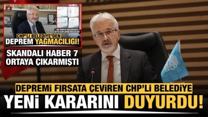 Haber 7 gündeme getirdi! CHP'li Nilüfer Belediyesi skandaldan döndü