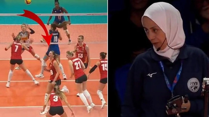 Hakem bile dondu kaldı! Belçika Kadın Voleybol Takımı maç oynanırken tüm dünyaya rezil oldu