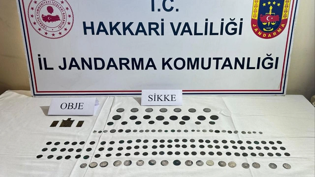 Hakkari'de ele geçirildi! 163 Bizans sikkesi