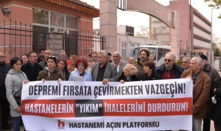 'Hastaneleri yıkmayın'