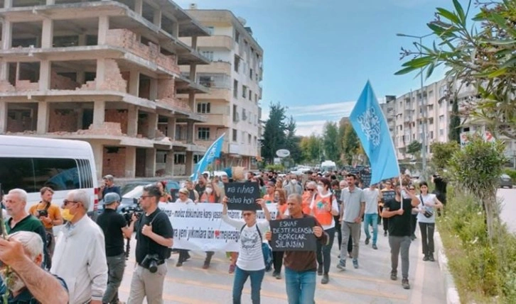 Hatay yürüyor ve sesleniyor... Unutmak, affetmek, helalleşmek yok!