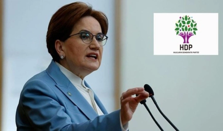 HDP'den Akşener'e fotoğraflı yanıt: 'Çerçeveletip duvarınıza asarsınız...'