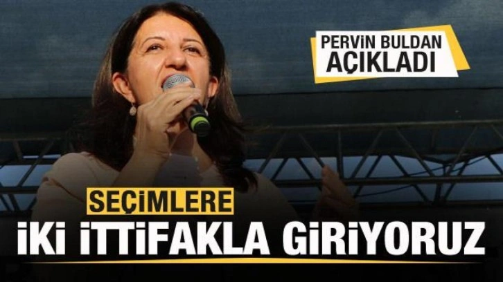 HDP'li Buldan açıkladı: Seçimlere iki ittifakla giriyoruz