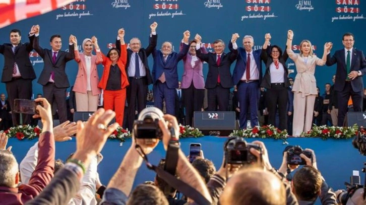 Hepsi tek tek konuşma yapacak! Millet İttifakı'nın İstanbul mitingi bugün saat 17.00'de