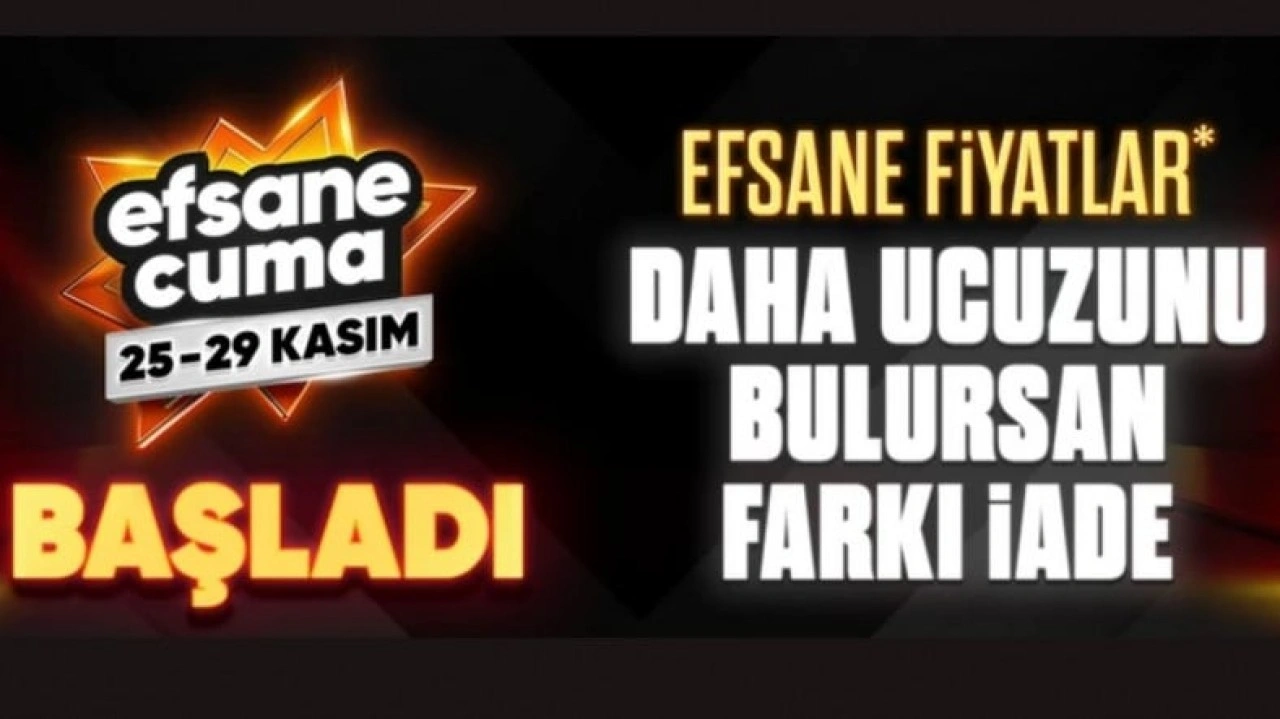 Hepsiburada’da Efsane Cuma İndirimleri Kapsamında Fırsatlar