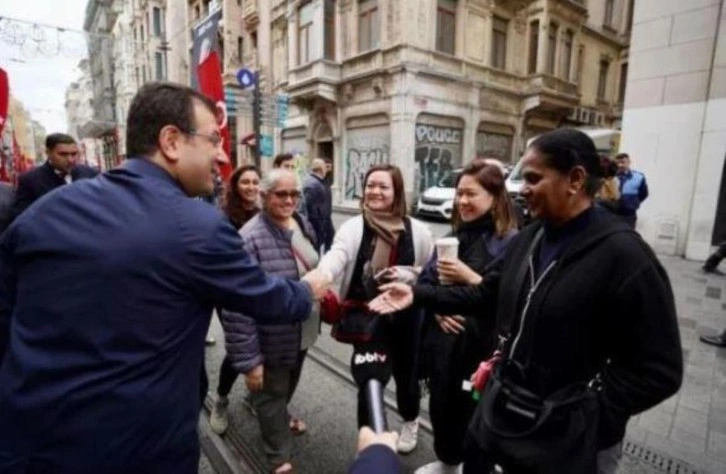 Her gün Taksim'e giden İBB Başkanı Ekrem İmamoğlu karşılaştığı ilginç manzarayı söyledi