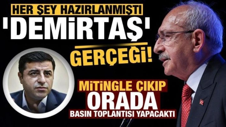 Her şey hazırlanmıştı! 'Demirtaş' gerçeği: Mitingle salınıp, Kandil'e çıkacaktı...