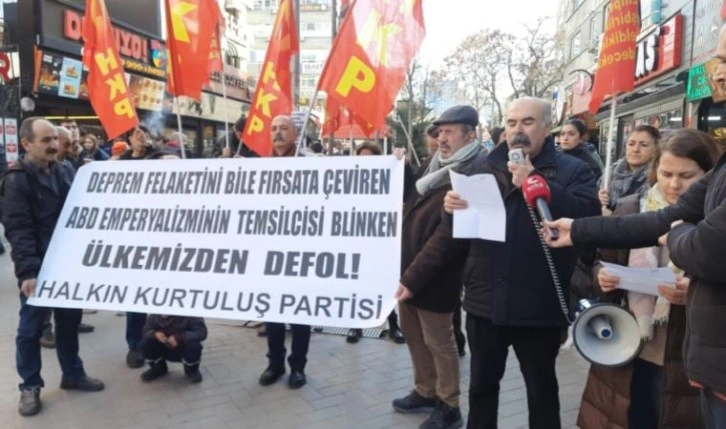 HKP'den Antony Blinken protestosu: Ülkemizden defol!