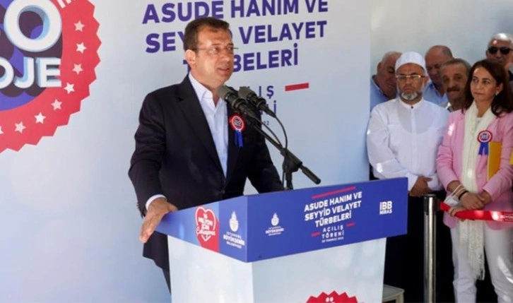 İBB Başkanı Ekrem İmamoğlu restorasyon çalışması sonrası konuştu