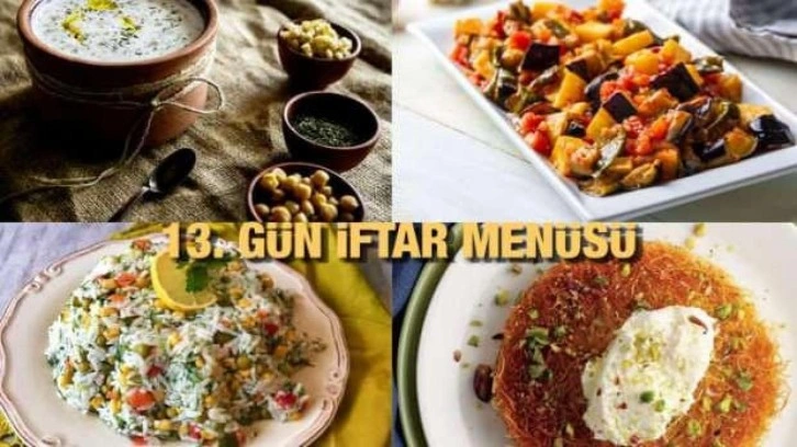 İftar menüleri 2023: 13. Gün iftar menüsü