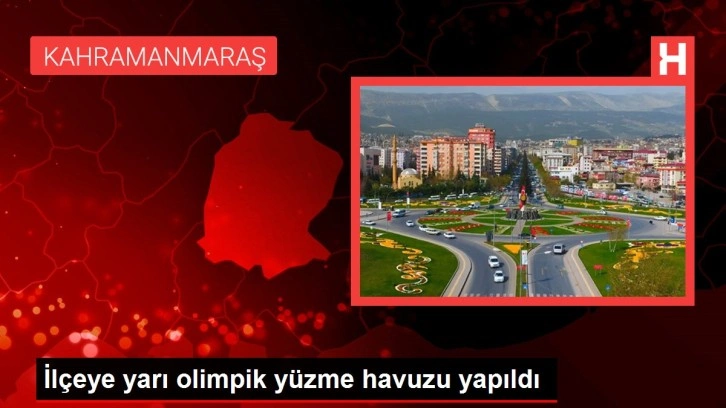 İlçeye yarı olimpik yüzme havuzu yapıldı