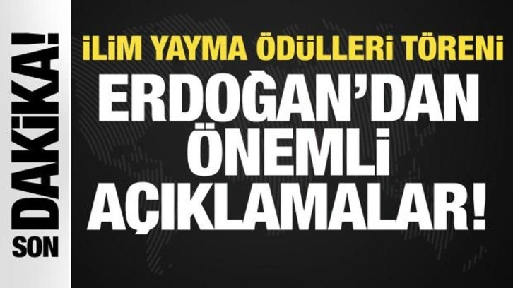 İlim Yayma Ödülleri töreni düzenlendi